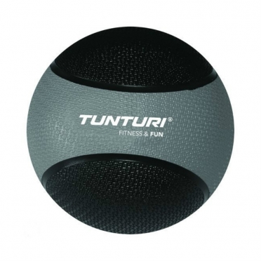 Tunturi Medicine ball 5 kg grijs/zwart